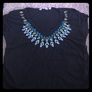 Athleta black shirt size large EUC